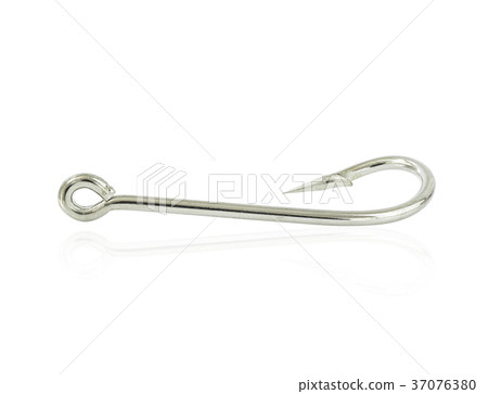 Fish hook isolated on a white background 37076380