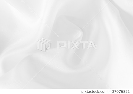 White fabric texture, beautiful pattern of silk 37076831
