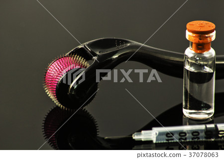 Dermaroller for medical micro needling therapy. To Dermaroller for medical micro needling therapy. To 37078063