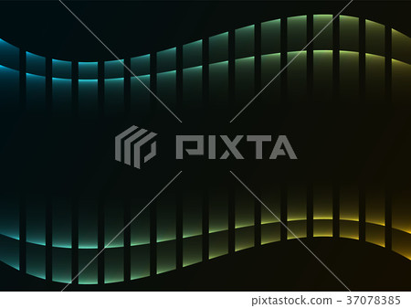 green abstract pixel curve background 37078385
