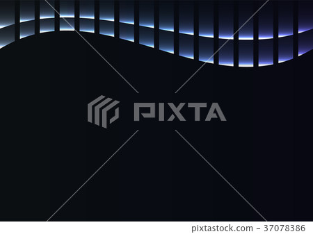 blue abstract pixel curve background 37078386