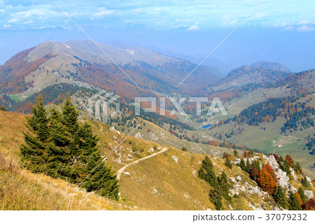 Autumn landscape, Italian Alps 37079232