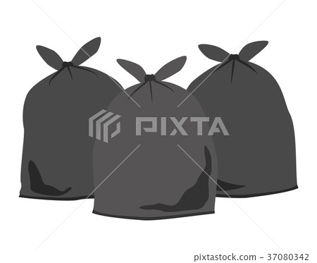 Garbage bag illustration 37080342