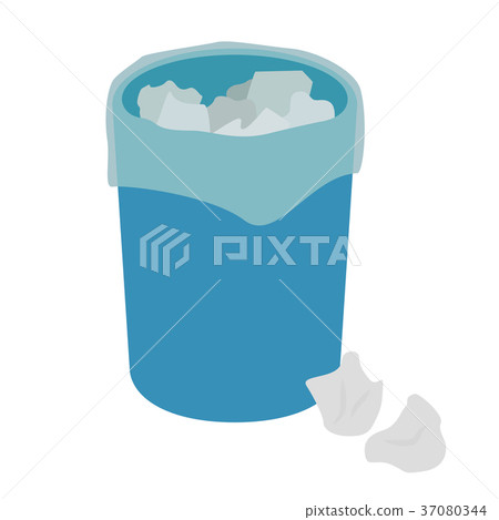 Recycle bin illustration 37080344