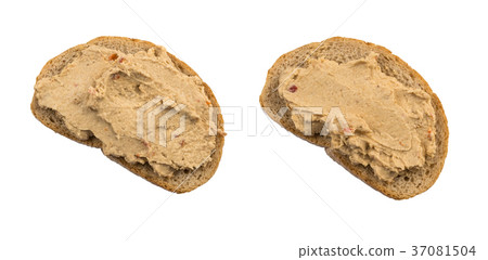 Pate on bread Pate on bread 37081504