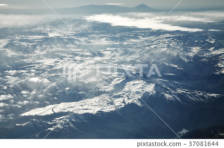 Aerial picture of the Andes mountain range, Chile Aerial picture of the Andes mountain range, Chile 37081644