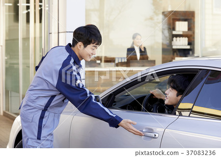 Worker, Business woman, Customer, Consultation, Korean 37083236