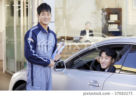 工人,女商人,客戶,諮詢,韓國 工人,女商人,客戶,諮詢,韓國 37083275