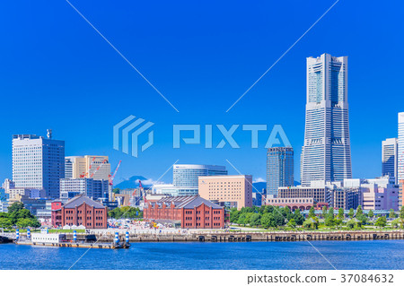 神奈川橫濱港未來的風景 37084632