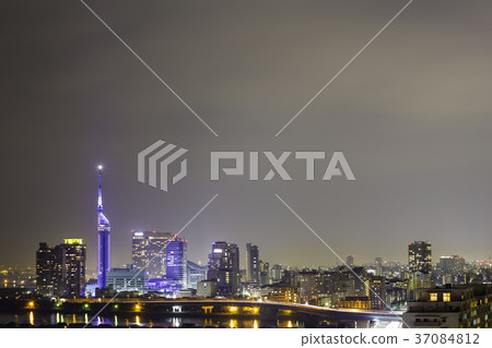 福岡的美麗夜景 37084812