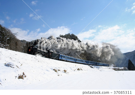 SL Aizu Tsuji號去雪原。 2月8日 37085311
