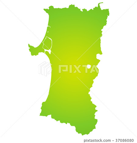 Akita Prefecture Map 37086080