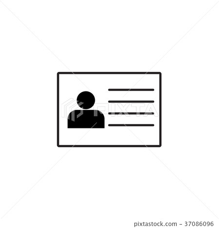 business cards icon EPS10 . business cards icon EPS10 . 37086096