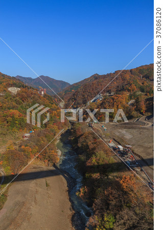 Landscape of the planned place of Yatta Dam in the autumn of 2016 Landscape of the planned place of Yatta Dam in the autumn of 2016 37086120