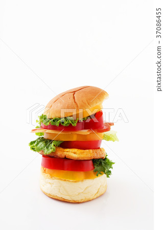A tasty hamburger 37086455
