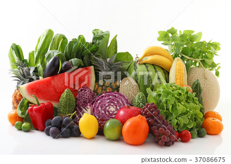 Fresh vegetables and fruits 37086675