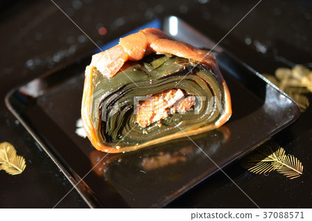 Japanese-style material, Nishin kelp roll Japanese-style material, Nishin kelp roll 37088571