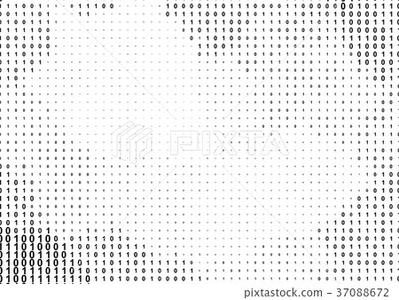 Binary Computer Code Background - Stock Illustration [37088672] - PIXTA
