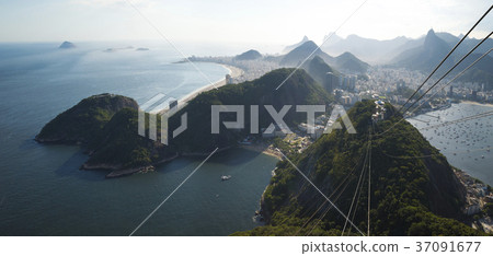 Aerial panorama of Rio de Janeiro, Brazi 37091677