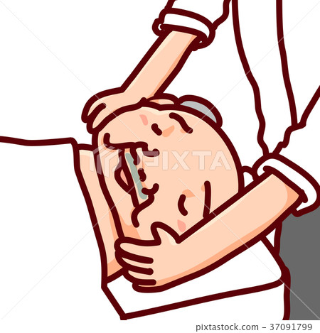 Uncle doing men's beauty treatment 37091799