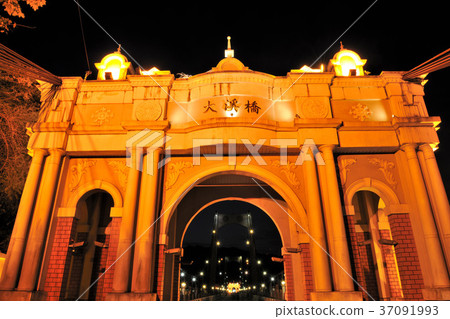 中華台北,桃園,大溪,大溪橋,橋,黃昏,晚上,清新,新鮮,自然,環境,寧靜 37091993