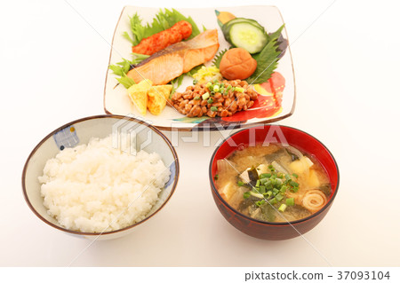 美味的日式早餐 美味的日式早餐 37093104