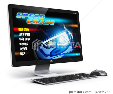 Gaming desktop computer PC 37093788