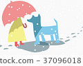 Snow Girl Dog 37096018