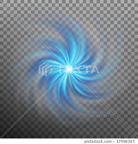 Spiraling blue vortex isolated. EPS 10 vector Spiraling blue vortex isolated. EPS 10 vector 37096363