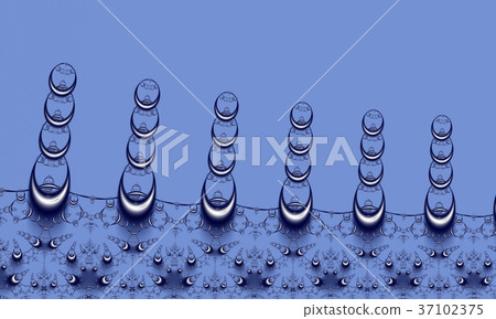 Stylized rain 37102375