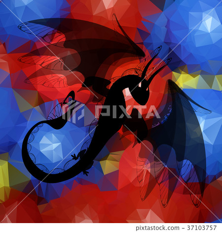 dragon. black fire dragon against dragon. black fire dragon against 37103757