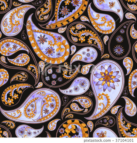 Paisley seamless abstract background Paisley seamless abstract background 37104101