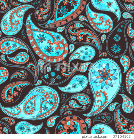 Paisley seamless abstract background Paisley seamless abstract background 37104102