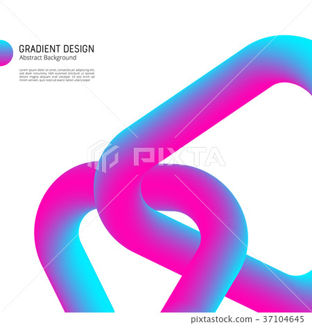 Gradient shapes design abstract background 37104645