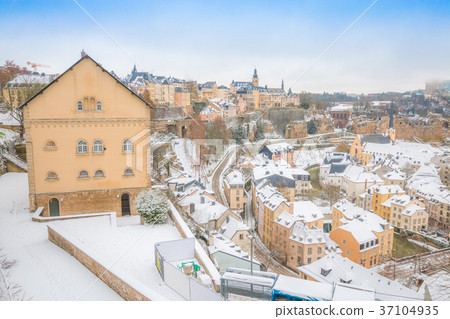 Snowy Luxembourg 37104935