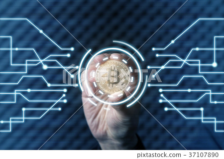 Bit coin image 37107890
