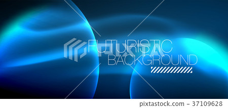Glowing glass circles Glowing glass circles 37109628