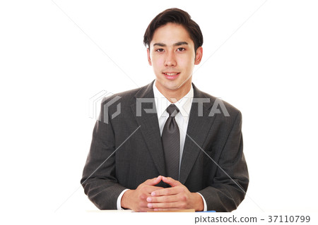 smiling businessman smiling businessman 37110799