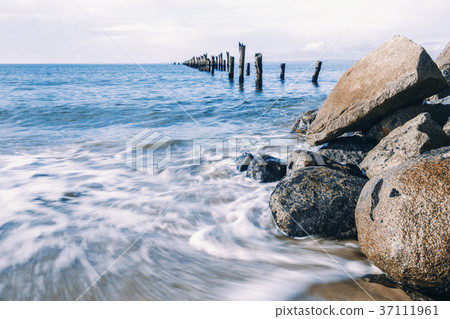 Beautiful beach at Bridport, Tasmania, Australia. 37111961