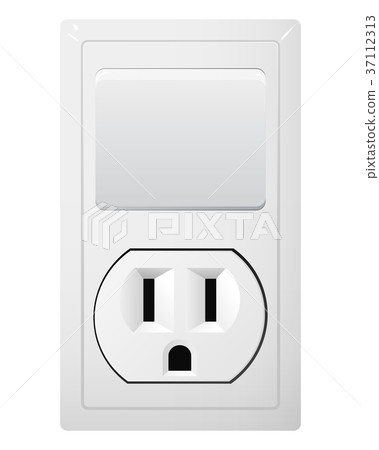 Electrical socket Type B with switch. 37112313