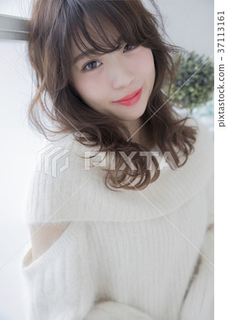 Yufuwa中等髮型日本髮型 37113161