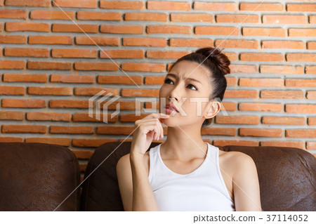Thinking girl Thinking girl 37114052