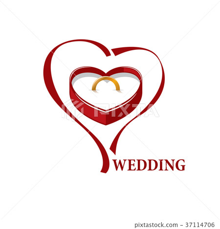 vector logo wedding 37114706