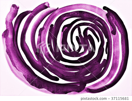 Abstract pink watercolor on paper texture  37115681