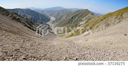 View from Mountain Babadag trail in Azerbaijan 37116275