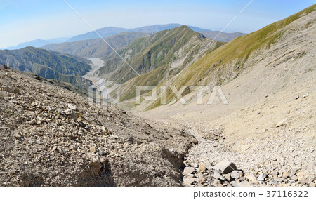 Viewof Girdimanchay river valley in Azerbaijan Viewof Girdimanchay river valley in Azerbaijan 37116322