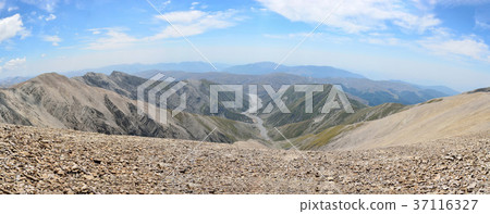 Viewof Girdimanchay river valley in Azerbaijan 37116327