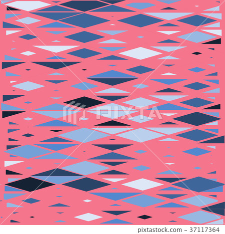 Rhombus and triangles pattern in trendy colors 37117364