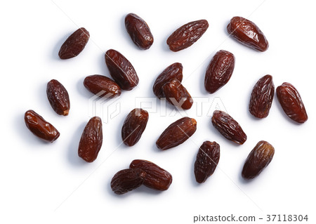 Dried deglet nour dates, top, paths Dried deglet nour dates, top, paths 37118304