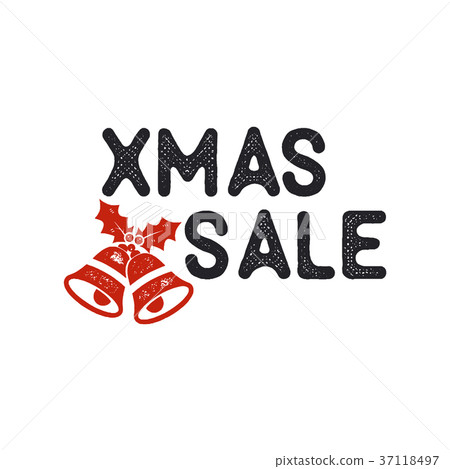 Xmas Christmas sale lettering and typography 37118497